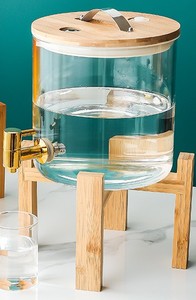 Tarro dispensador de bebidas de grado alimenticio de 5/8/10L con grifos de acero inoxidable - Product Image 2