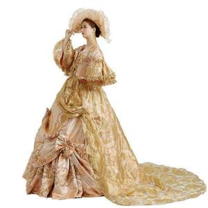 Vestido de disfraz de Cosplay victoriano para mujer, vestido de fiesta <span class=keywords><strong>Medieval</strong></span> de moda para mujer, estilo Vintage de punto satinado para adultos - Product Image 1