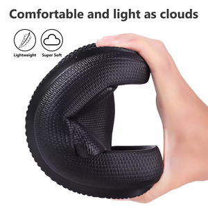 Унисекс шлепанцы-слайды с индивидуальным логотипом, на толстой подошве из пены EVA, водонепроницаемые, легкие, быстросохнущие, для душа - Product Image 6