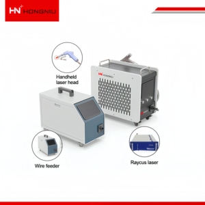 เครื่องเชื่อมเลเซอร์แบบมือถือ HN Laser Air Cooling 1500W สำหรับสแตนเลสและอะลูมิเนียม เป็นมิตรกับสิ่งแวดล้อม ประหยัดเวลา - Product Image 3