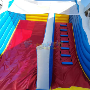 Toboggan gonflable pour fêtes en plein air, combo glissade et trampoline gonflable Sea World, parcours d'obstacles gonflable - Product Image 6