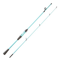 En gros, Combo canne à pêche spinning et moulinet 1,8m 2,1m, Kit complet, Action moyenne, Ensemble de pêche sensible pour Black-bass, Brochet, Pargo