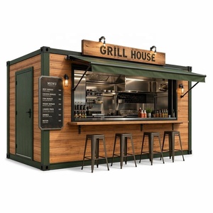 Contenedor Prefabricado de 20 pies para Restaurante con Parrilla al Aire Libre, Bar en Contenedor de Envío, Quiosco Móvil de Comida Rápida para Campamentos y Lugares Turísticos - Product Image 2
