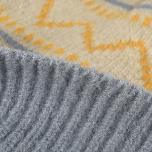 Mùa Đông Mới Dệt Kim Beanie Bobble Mũ Lót Tùy Chỉnh Beanie Pom Pom Thể Thao Toque Với Lông Cừu Jacquard Unisex Người Lớn Đi Xe Đạp Cap - Product Image 4