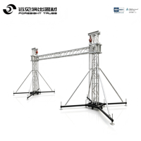 Sistema de Truss para Postes de Portería de Alta Resistencia con Manivela y Elevación Eléctrica Opcional, de Aluminio 6061 para Iluminación de Escenarios de Conciertos