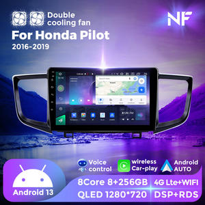 NaviFly NF Le plus récent autoradio Android 4g Lte DSPDVR TRMS pour <span class=keywords><strong>Honda</strong></span> Pilot 2016-2019 prend en charge la sortie <span class=keywords><strong>AV</strong></span> complète - Product Image 3