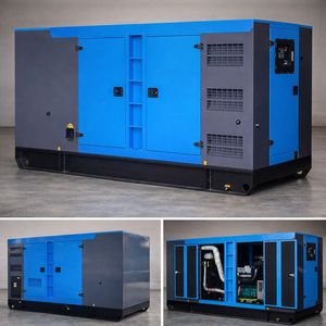 เครื่องกำเนิดไฟฟ้าดีเซลแบบเงียบ 200 กิโลวัตต์ 250 กิโลโวลต์แอมแปร์ พร้อมหลังคาเก็บเสียง สำหรับงานอุตสาหกรรม ระบบสำรองไฟฟ้า 440 โวลต์ 60 เฮิรตซ์ ประสิทธิภาพสูง - Product Image 3