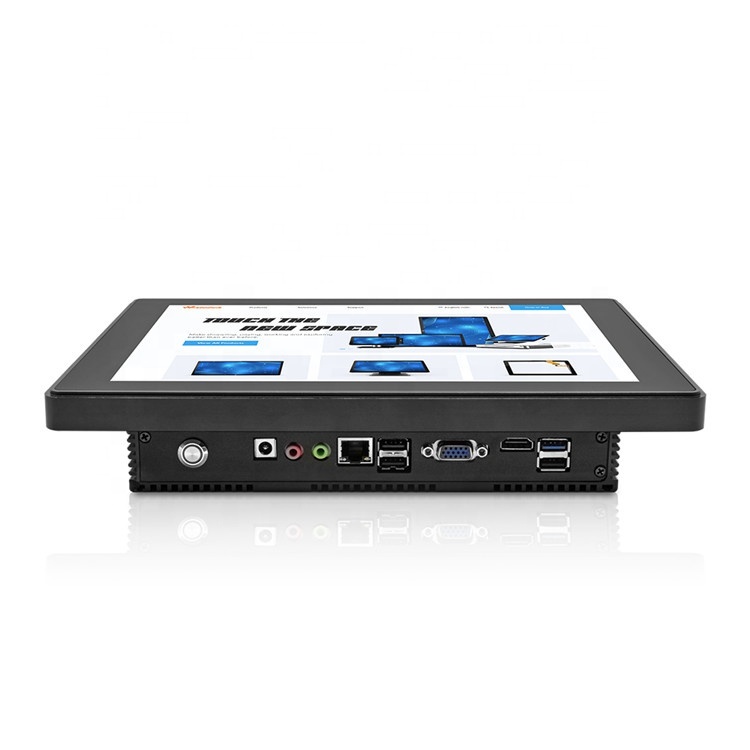 Marco abierto, 12,1 "pulgadas resistente todo en uno integrado Industrial Panel de pantalla táctil PC con wifi