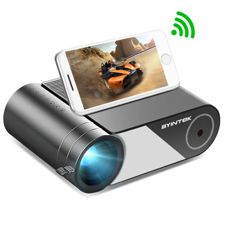 BYINTEK K9 Multiscreen HA CONDOTTO il Proiettore per Smartphone 4000 Lumen 720p