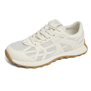 Zapatillas Deportivas de Mujer, Blancas, de Cuero y Malla, Ligeras, Transpirables, Cómodas, Casuales, para Correr, 2026 - Product Image 2