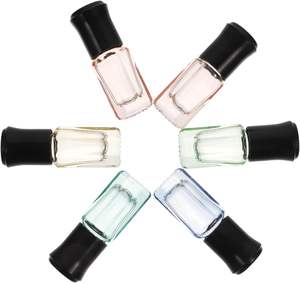 زجاجات ثمانية الشكل بكرة <span class=keywords><strong>3</strong></span> مل زجاجة صغيرة للتدليك بالزيوت الأساسية قنينات دوارة علب عينات العطور ومستحضرات التجميل للسفر - Product Image 1