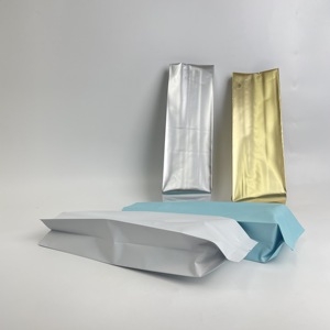 ถุงกาแฟแบบมีก้นขยาย ป้องกันความชื้น พิมพ์ลายตามสั่ง เกรดอาหาร พร้อมซิปฟอยล์อะลูมิเนียมด้านบนและโลโก้ - Product Image 3