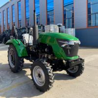 Traktor Murah 4X4 Mesin Pertanian Mini 4Wd Traktor Kompak untuk Traktor Mini Dengan Kabin untuk Pertanian