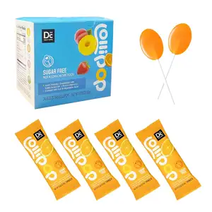 8g 1 Pcs 24pcs/box DC24 Daily Care Sugar Free Lollipops With Vitamin C Healthy Suckers Lollipops