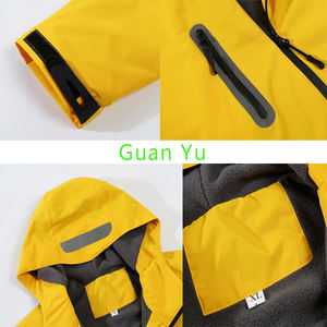 杰克批发定制秋季修身剪裁空白连帽棒球大学队冬季夹克男 - Product Image 2