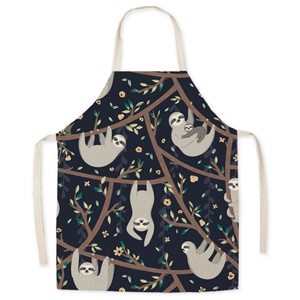 Delantal de Trabajo de Alta Calidad con Logotipo Personalizado, Diseño de Dibujos Animados, Transpirable, de Algodón, Ideal para Panaderías, Cafeterías y Hoteles - Product Image 6