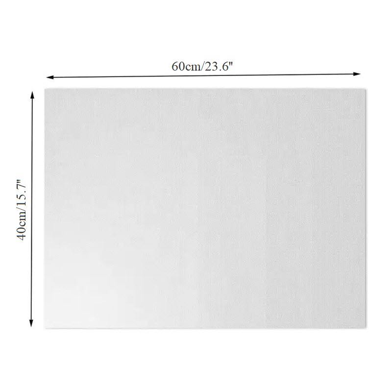 White 40*60cm*0.1mm*34g