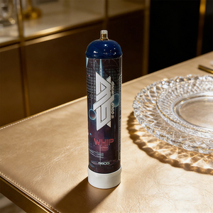 Nouveau produit 580g Gold Wind, cartouche de gaz pour crème fouettée, gadgets de cuisine, CO2 N2, outils pour desserts, gaz pour crème - Product Image 3