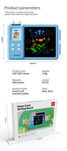 Nouveaux jouets pour enfants 2026, tablette électronique à écran LCD <span class=keywords><strong>magique</strong></span>, tablettes d'écriture pour enfants, tablettes éducatives pour enfants, cartes flash parlantes <span class=keywords><strong>2</strong></span> en 1 - Product Image 6
