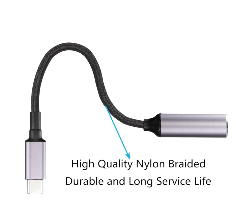 CY Cavo di ricarica USB 3.1 di tipo C a DC 5.5, con connettore 2,5