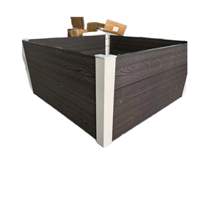 Jardinières et bacs à fleurs modernes en <span class=keywords><strong>bois</strong></span> écologiques, durables, hauts, carrés et rectangulaires pour les jardins - Product Image 2