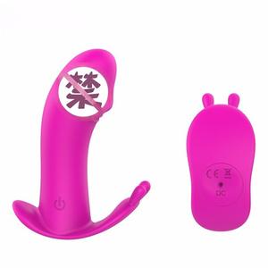 Women's Strap-On <strong>Vibrating</strong> Remote <strong>Dildo</strong> <strong>Sex</strong> Panty Wand Masturbator - Product Image 3