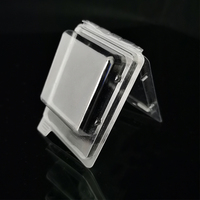 Présentoir à clapet transparent en plastique PET recyclé Offre Spéciale avec cintres pour un rangement pratique