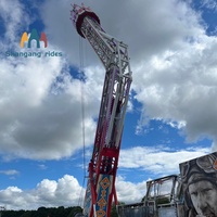 Manège mobile de type Tour Volante pour parc d'attractions