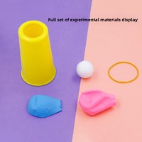 Kit Scientifique Créatif Canon à Air DIY – Expérience de Dynamique Aérienne pour Enfants de Maternelle – Équipement Éducatif et Invention Ludique