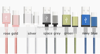 Grosir Pabrik ponsel android universal kabel data antarmuka android transmisi arus stabil 2A pengisi daya Cepat