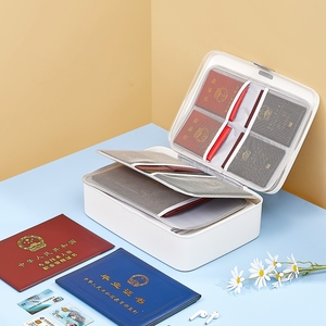 Household Multi-Purpose <strong>Portable</strong> Filing Safe Storage Passport Money Documents Holder Bag <strong>File</strong> Organizer Bags With Code Lock - Product Image 3