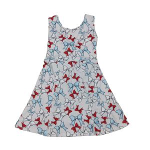 RTS Débardeur décontracté pour petites filles, motif drapeau américain et fleurs, respirant, coupe trapèze, sans manches, pour le tennis, le yoga et le sport, idéal pour l'été du 4 juillet - Product Image 1