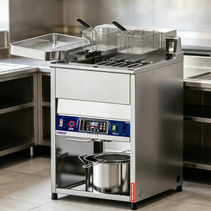 <span class=keywords><strong>Friteuse</strong></span> électrique de luxe de 40 litres pour les filets de poulet et les hamburgers - <span class=keywords><strong>Friteuse</strong></span> électrique haute puissance - Product Image 4