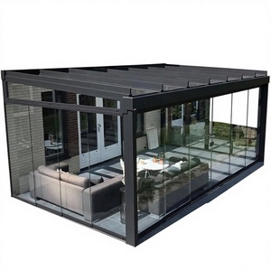 Invernadero Moderno de Aluminio para las 4 Estaciones, Diseño Triangular, para Exteriores, Parque, Playa, Jardín, <span class=keywords><strong>Plegable</strong></span>, de Lujo, Fácil de Instalar - Product Image 1