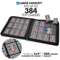 12 poches Toploader classeur carte à collectionner classeur chargeur supérieur classeur carte à collectionner Album adapté pour carte Tcg