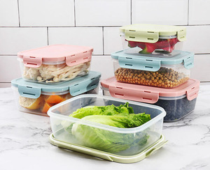 OEM & ODM Sealed Crisper with Buckle <b>Lunch</b> <b>Boxes</b> Wholesale <b>Bento</b> Box <b>Lunch</b> - Product Image 5