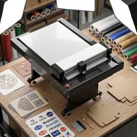 Zweiköpfiger Flachbett-Schneideplotter mit Automatischer Rollenzuführung Digitaler Stanzplotter für Selbstklebende Etiketten und Aufkleber