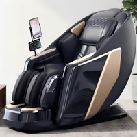 Silla de Masaje Corporal Completa YINGSONG C36, Totalmente Automática, Inteligente, Multifuncional, con Amasamiento, Gravedad Cero, Riel SL, Cápsula Espacial 4D