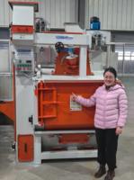 Machine de sablage à bande continue, abrator à alimentation continue, moteur pour billes d'acier, haute performance, pour l'industrie des revêtements, grade de surface Sa2.5
