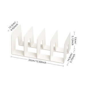 OEM/ODM bốn cột morandi màu máy tính để bàn cuốn sách đứng công suất lớn dày sinh viên lưu trữ sách kệ sách - Product Image 3