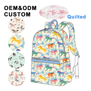 Sac à dos équestre en gros-<span class=keywords><strong>Cartable</strong></span> de modèle de <span class=keywords><strong>cheval</strong></span> personnalisé, sac d'école matelassé léger (OEM/ODM) - Product Image 2