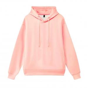 Pull à capuche rétro en coton à <span class=keywords><strong>poils</strong></span> <span class=keywords><strong>longs</strong></span> pour femme, couleur unie, manches amples, style chemise - Product Image 1