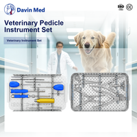 Kit d'instruments vétérinaires Davin Med CE ISO pour vis pédiculaires, pour la fixation de la colonne vertébrale des chiens et des chats, chirurgie orthopédique de la colonne vertébrale