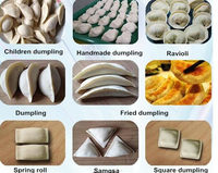 Machine automatique à samosas en acier inoxydable hautement efficace, machine automatique à pastelitos, machine à empanadas, machine à gyozas, machine à pastel