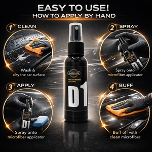 Recubrimiento de Diamante Avanzado de 10H, 50 ml, Protección de Pintura Cerámica Transparente para Autos Nuevos y Usados, Efecto Repelente al Agua de Brillo Extremo - Product Image 4