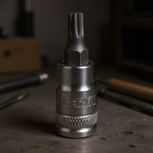 ซ็อกเก็ตเฟอร์วีพร้อมหัวเสียบเอ็กซ์แซน ขนาด 1/4 นิ้ว ผลิตจากเหล็กโครเมี่ยมวาเนเดียม - Product Image 3