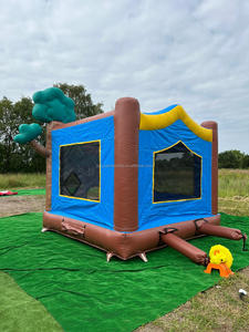Château gonflable commercial de taille personnalisée pour le saut à cheval <span class=keywords><strong>Coco</strong></span> Melon Mini parc de trampoline pour enfants - Product Image 5