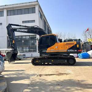 รถขุดไฮดรอลิกฮุนได 220 รุ่นปี 2023 มือสองแท้ 100% พร้อมเกียร์และมอเตอร์สำหรับงานหนัก ราคาดี ขาย - Product Image 3