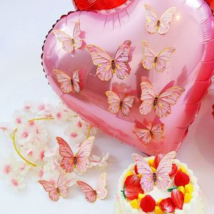 Wholesale 3D Acrylic Butterfly <b>Wall</b> <b>Stickers</b> PVC Stick Decals for Living Room Bedroom Home Decoration - Product Image 6