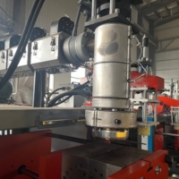 Machine de fabrication de bidons en plastique semi-automatique de 20 L avec système de soufflage à haut rendement pour la production industrielle de PEHD